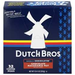 Dutch Bros Chocolate Macadamia Nut Coffee - 32 pods