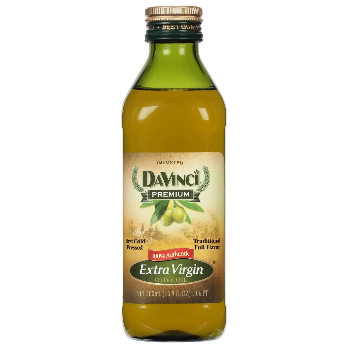 slide 1 of 9, Davinci X Virgin Olive Oil, 16.9 oz