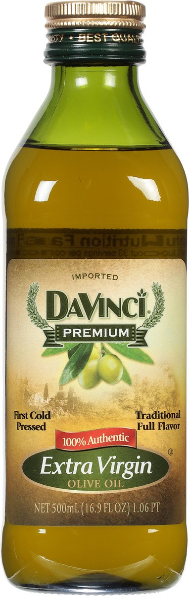 slide 6 of 9, Davinci X Virgin Olive Oil, 16.9 oz