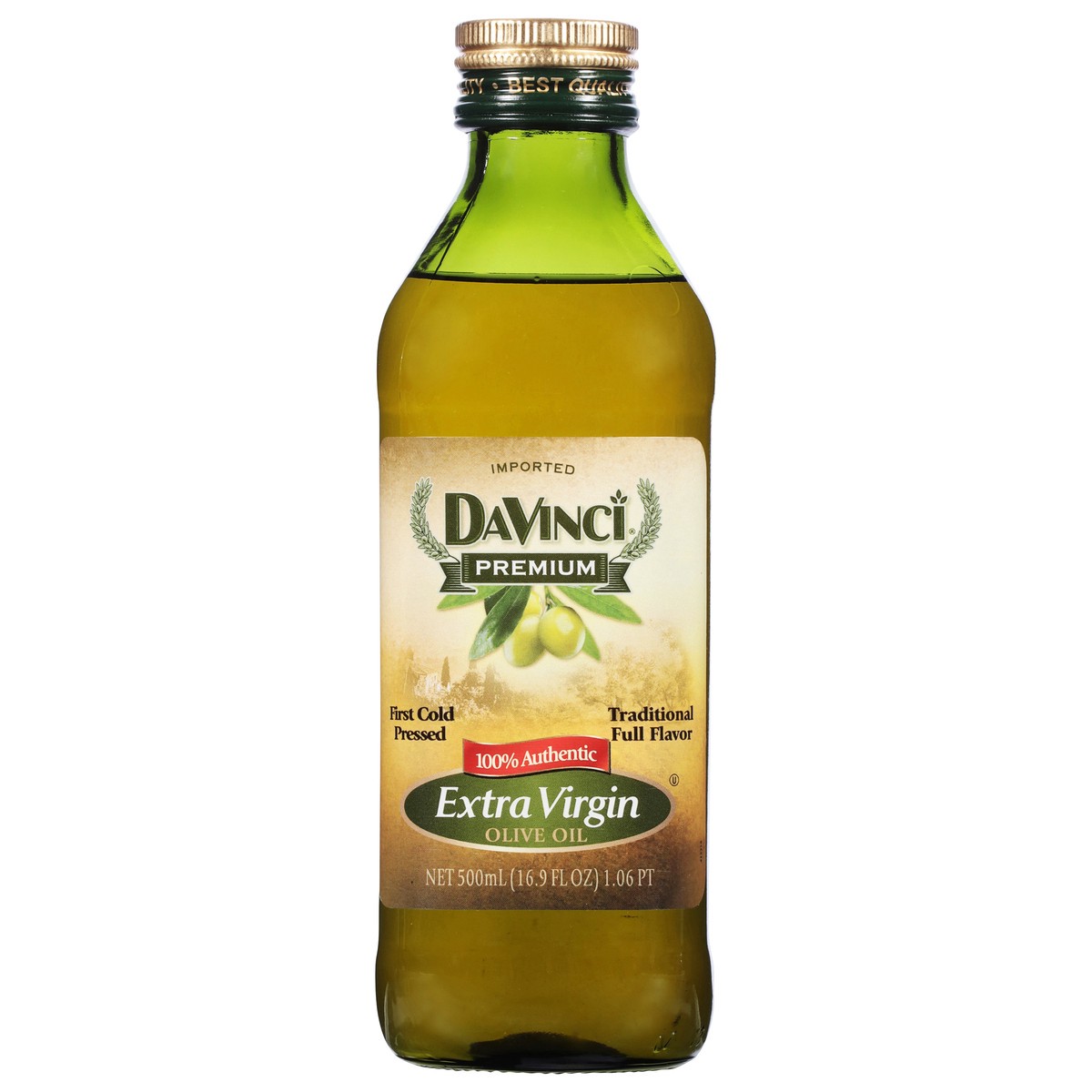 slide 1 of 9, Davinci X Virgin Olive Oil, 16.9 oz