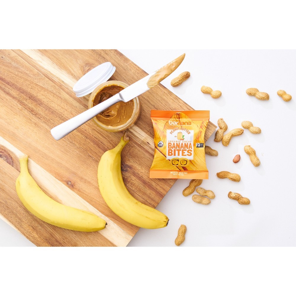 slide 4 of 4, Barnana Organic Peanut Butter Chewy Banana Bites, 3.5 oz