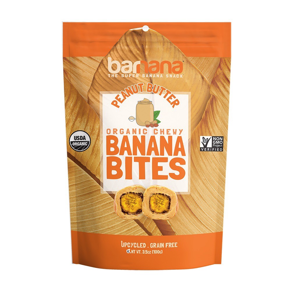 slide 1 of 4, Barnana Organic Peanut Butter Chewy Banana Bites, 3.5 oz