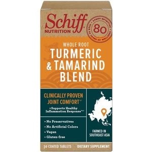 slide 1 of 1, Schiff Turmeric Tablets, 30 Ct, 30 ct