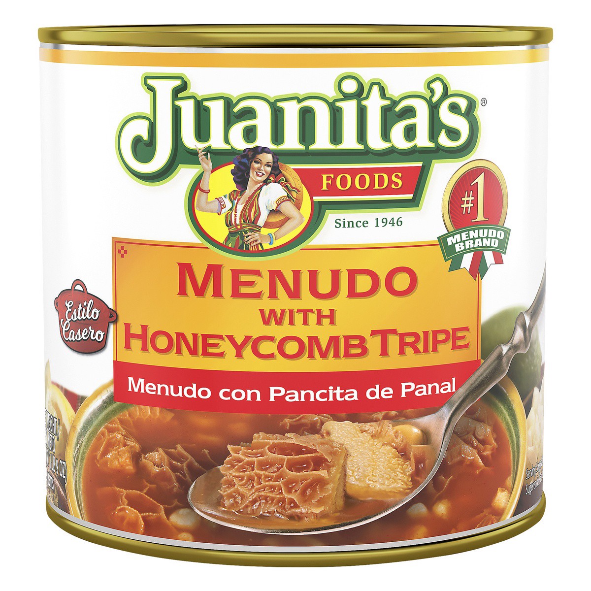 slide 1 of 4, Juanita's Menudo With Honeycomb Tripe, 25 oz