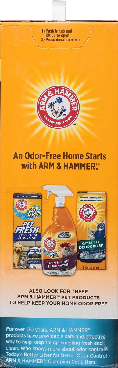 slide 5 of 9, ARM & HAMMER Multi-Cat Superior Odor Control Unscented Clumping Cat Litter, 20 lb