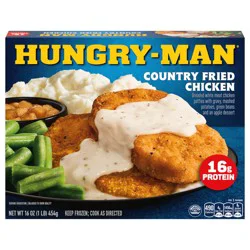 Hungry-Man Country Fried Chicken, Frozen Meal, 16 oz