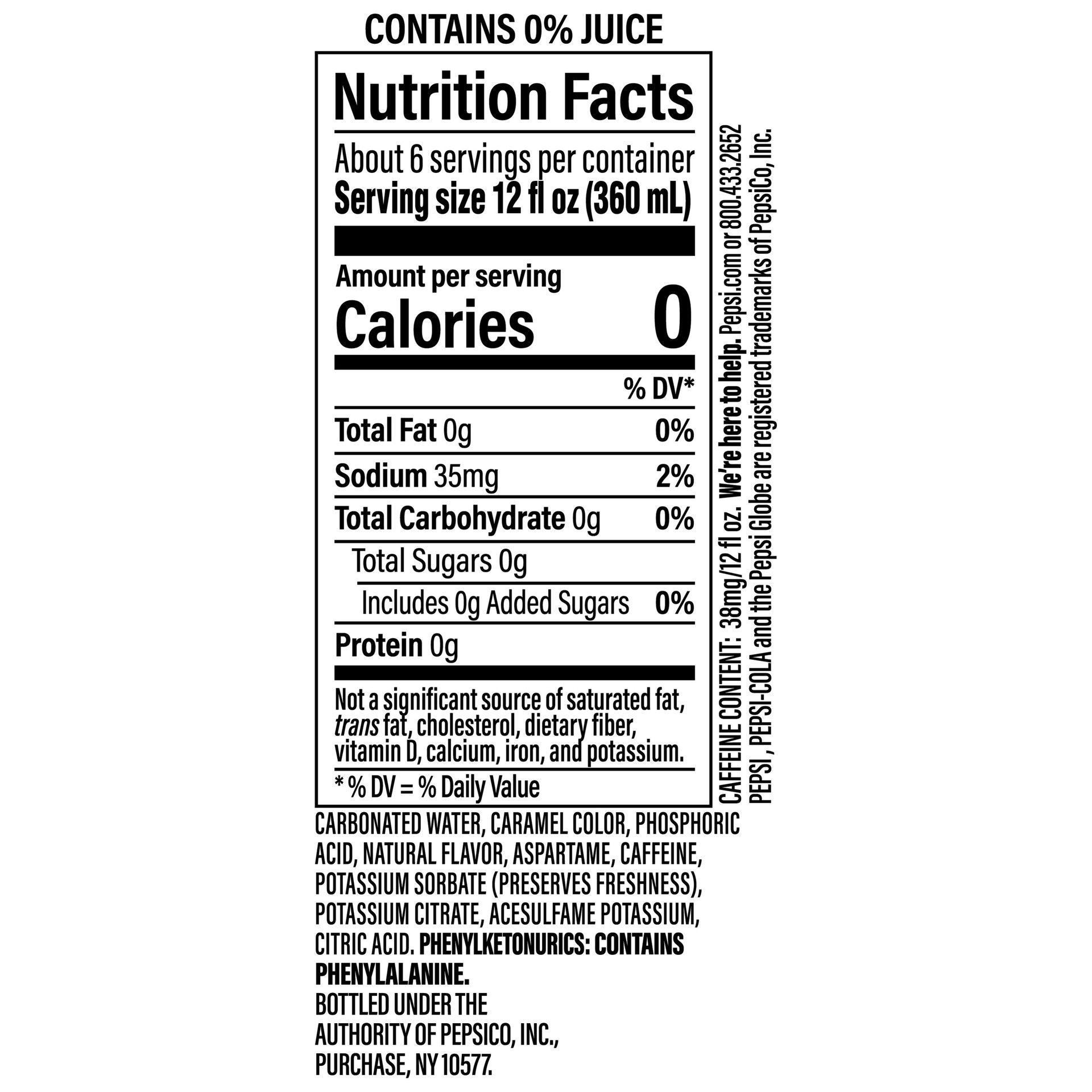 slide 4 of 5, Pepsi Soda, Zero Sugar, Wild Cherry, 2.1 qt