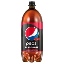 Pepsi Soda, Zero Sugar, Wild Cherry