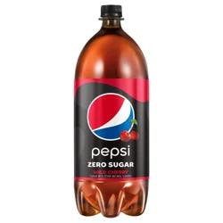 Pepsi Soda, Zero Sugar, Wild Cherry