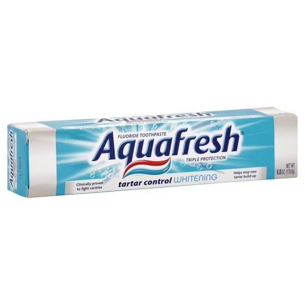 slide 1 of 1, Aquafresh Toothpaste, Fluoride, Tartar Control, Whitening, 6 oz