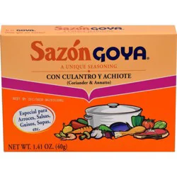 Sazon Goya El Original Seasoning with Coriander & Annatto 8 Each