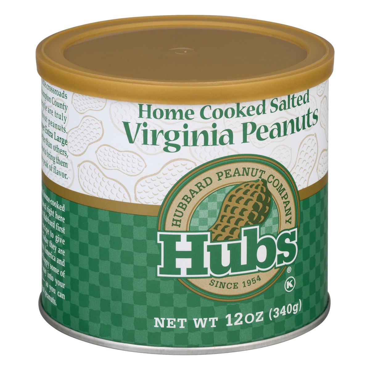 slide 4 of 12, Hubs Home Cooked Salted Virginia Peanuts 12 oz, 12 oz