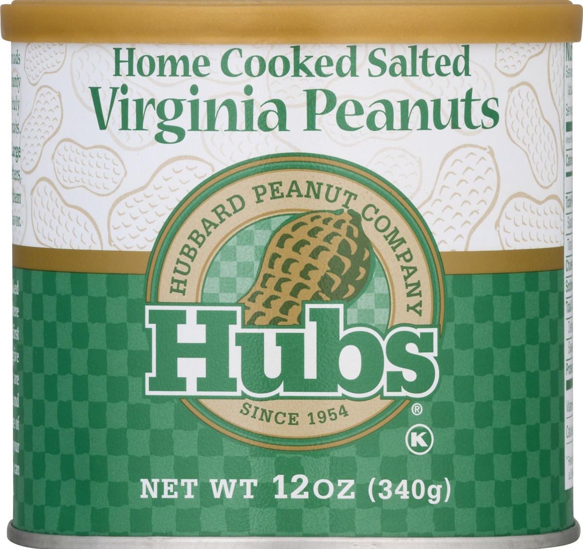 slide 5 of 12, Hubs Home Cooked Salted Virginia Peanuts 12 oz, 12 oz