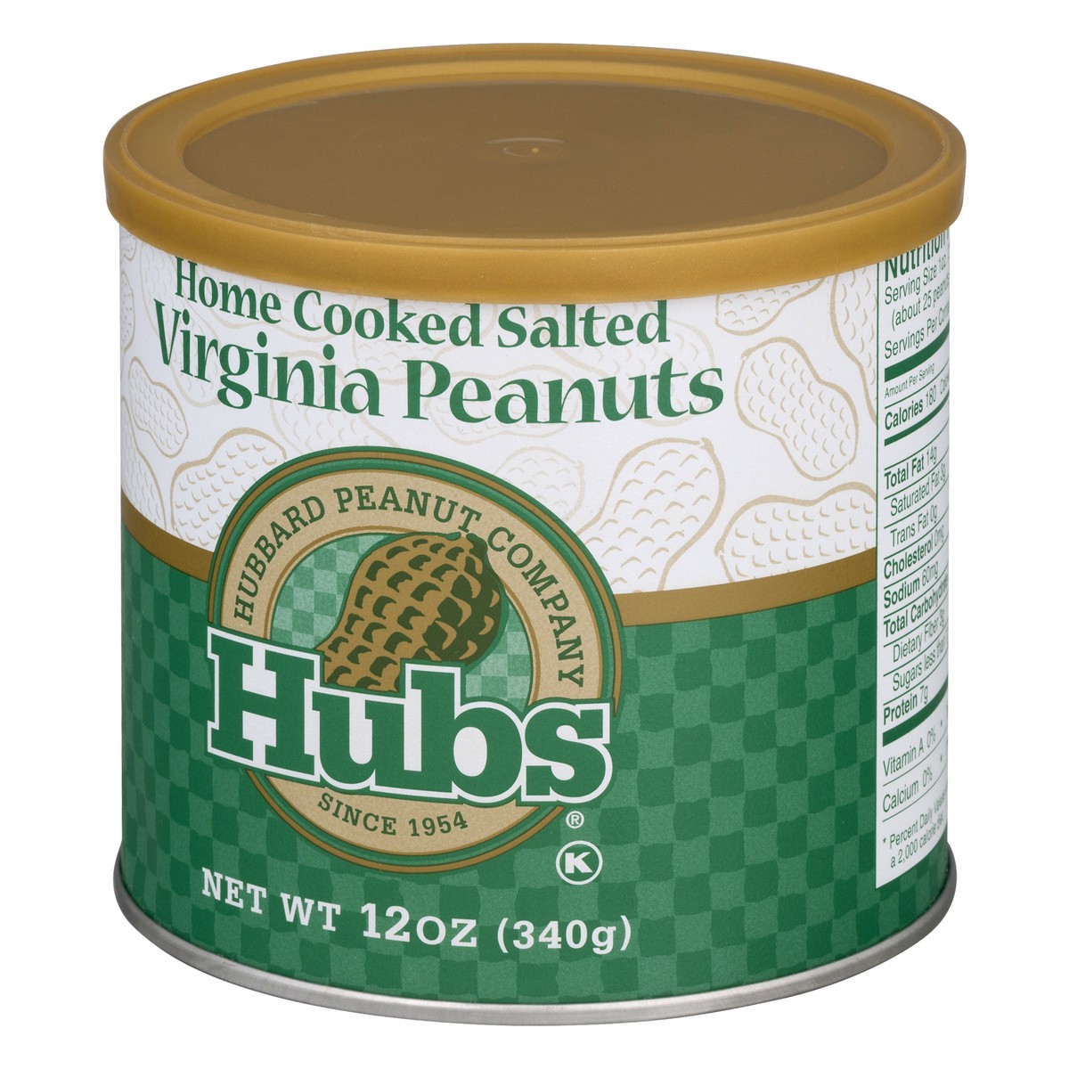 slide 8 of 12, Hubs Home Cooked Salted Virginia Peanuts 12 oz, 12 oz