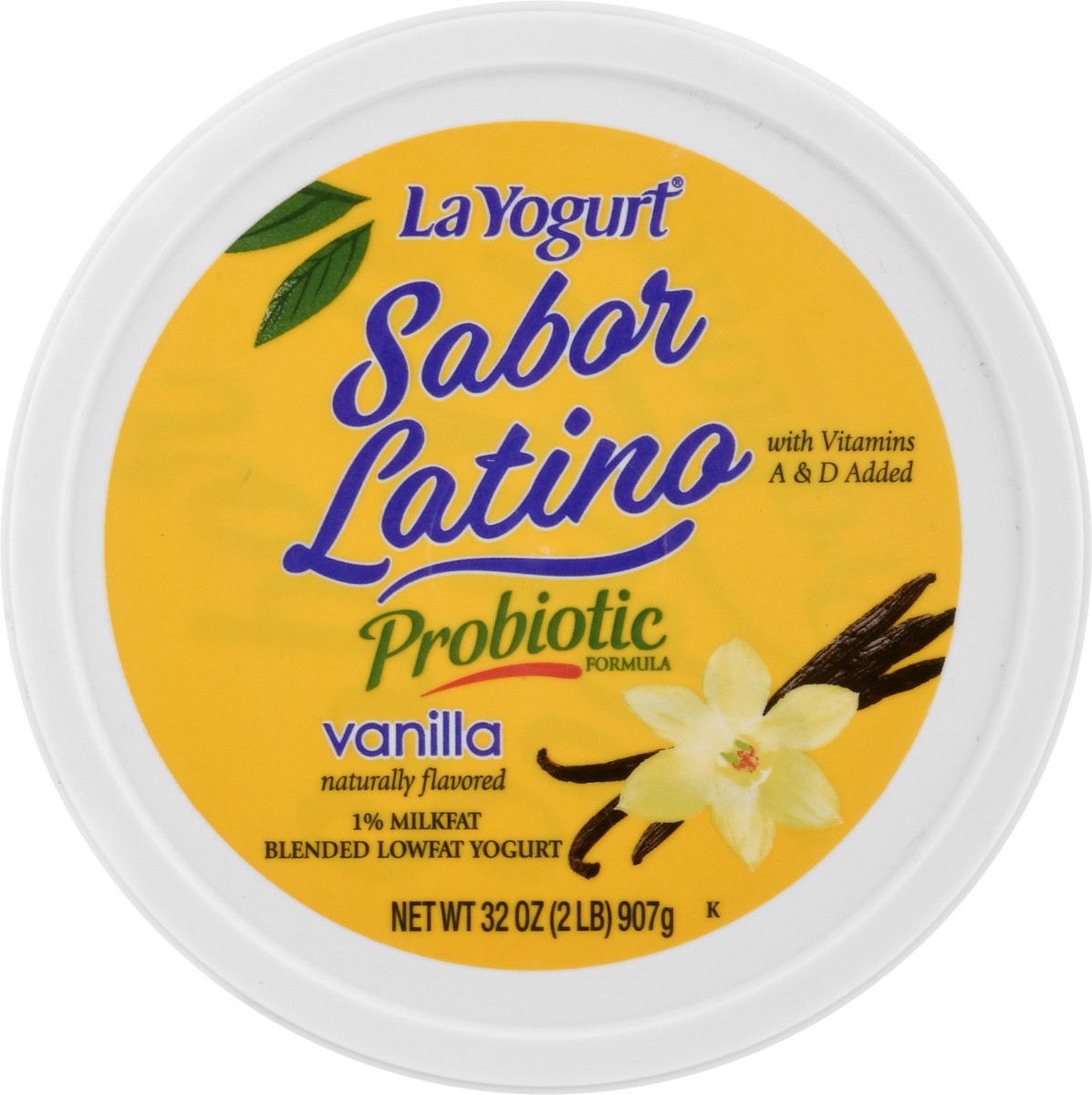 slide 7 of 13, La Yogurt Sabor Latino Lowfat Probiotic Vanilla Yogurt 32 oz, 32 oz