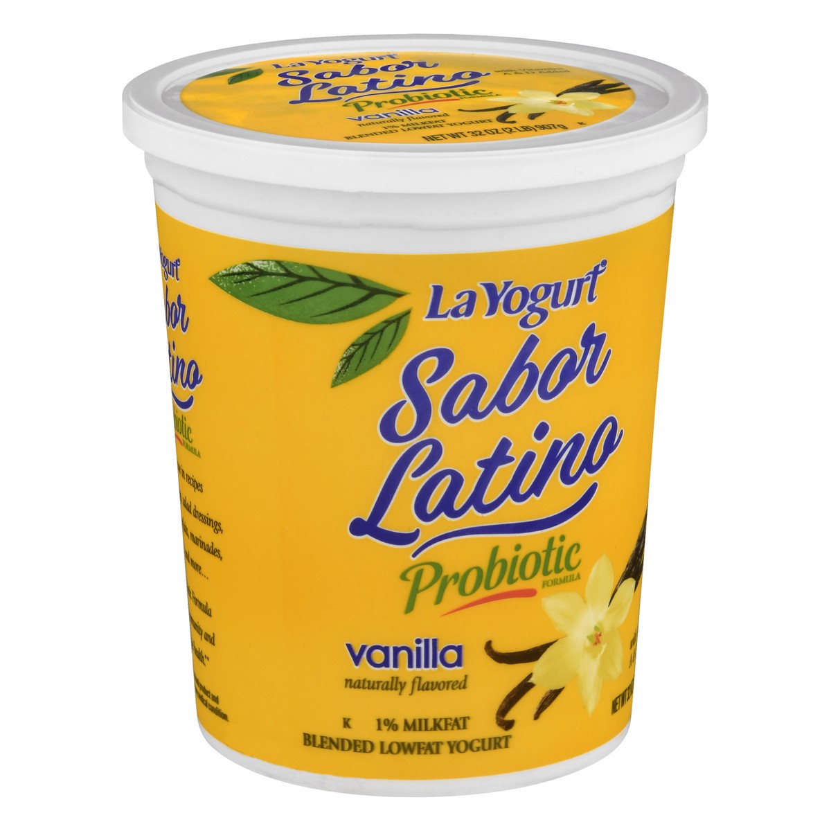 slide 2 of 13, La Yogurt Sabor Latino Lowfat Probiotic Vanilla Yogurt 32 oz, 32 oz