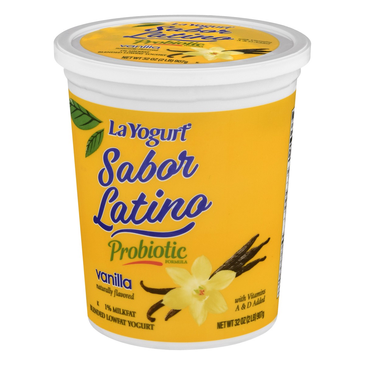 slide 10 of 13, La Yogurt Sabor Latino Lowfat Probiotic Vanilla Yogurt 32 oz, 32 oz