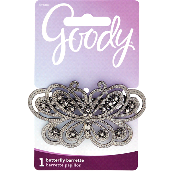 slide 1 of 1, Goody FN Luxe Butterfly Autoclasp Clip, 1 ct