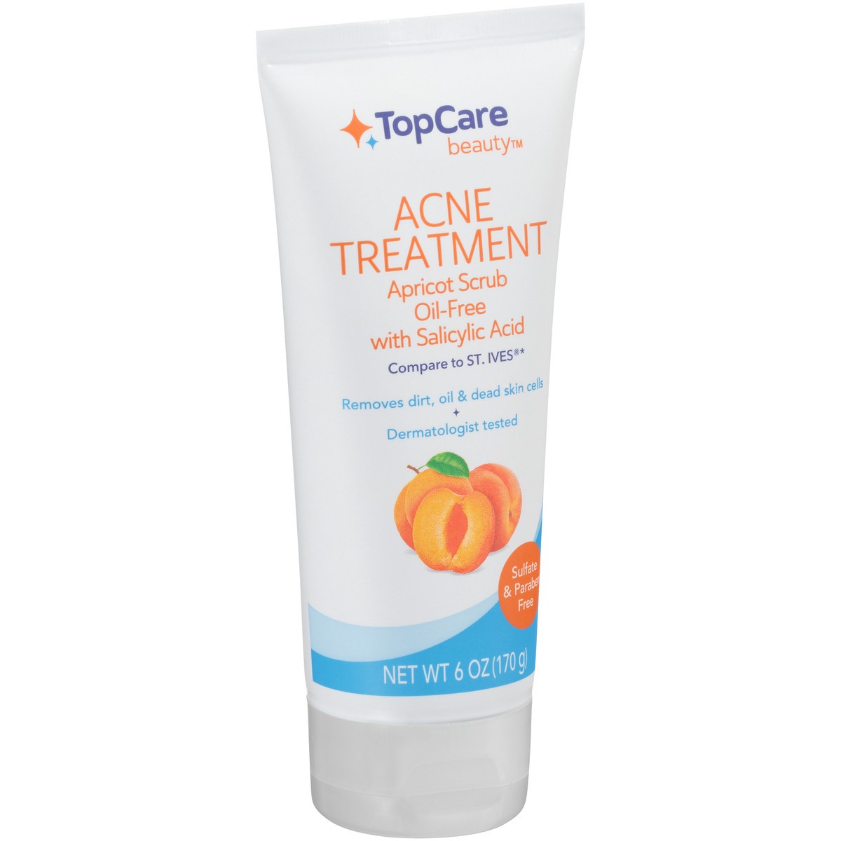 slide 4 of 9, Topcare Facial Scrub Apricot Med, 6 oz