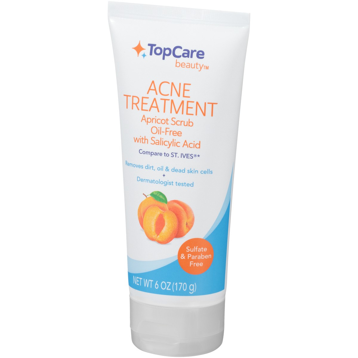 slide 7 of 9, Topcare Facial Scrub Apricot Med, 6 oz