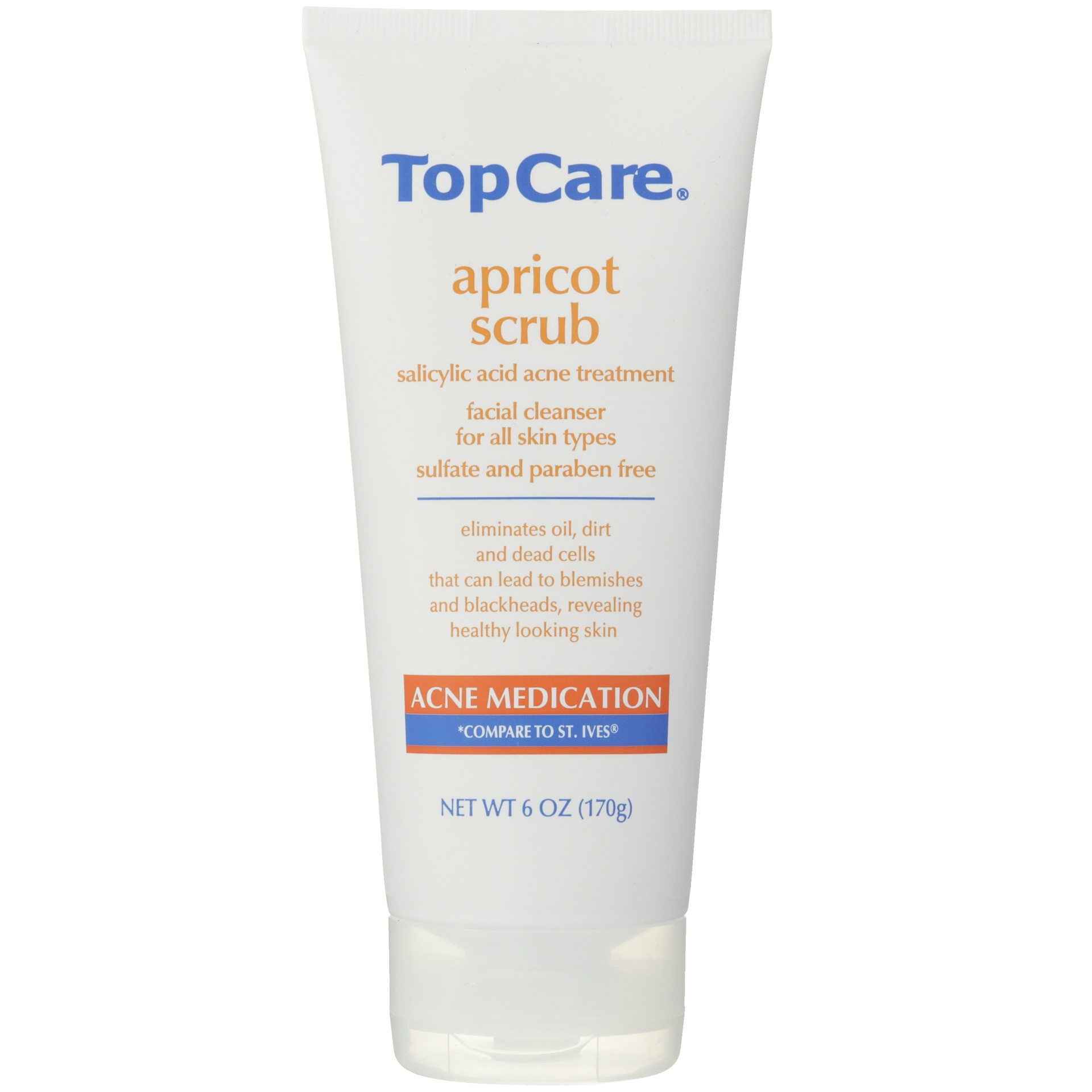 TopCare Acne Medication Apricot Scrub 6 oz Shipt