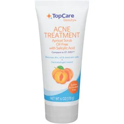 TopCare Beauty Apricot Scrub Medicated Acne Treatment 6 oz