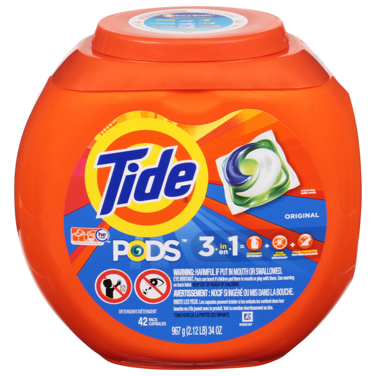 slide 1 of 1, Tide Pods Laundry Detergent Pacs - Original - 34oz/42ct, 34 oz