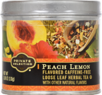 slide 1 of 1, Private Selection Peach Lemon Loose Leaf Herbal Tea - 3.88 oz, 3.88 oz