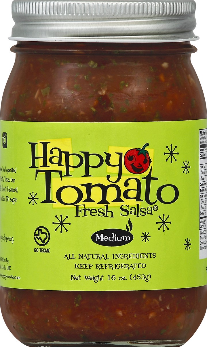 slide 2 of 2, Happy Tomato Fresh Foods Salsa 16 oz, 16 oz