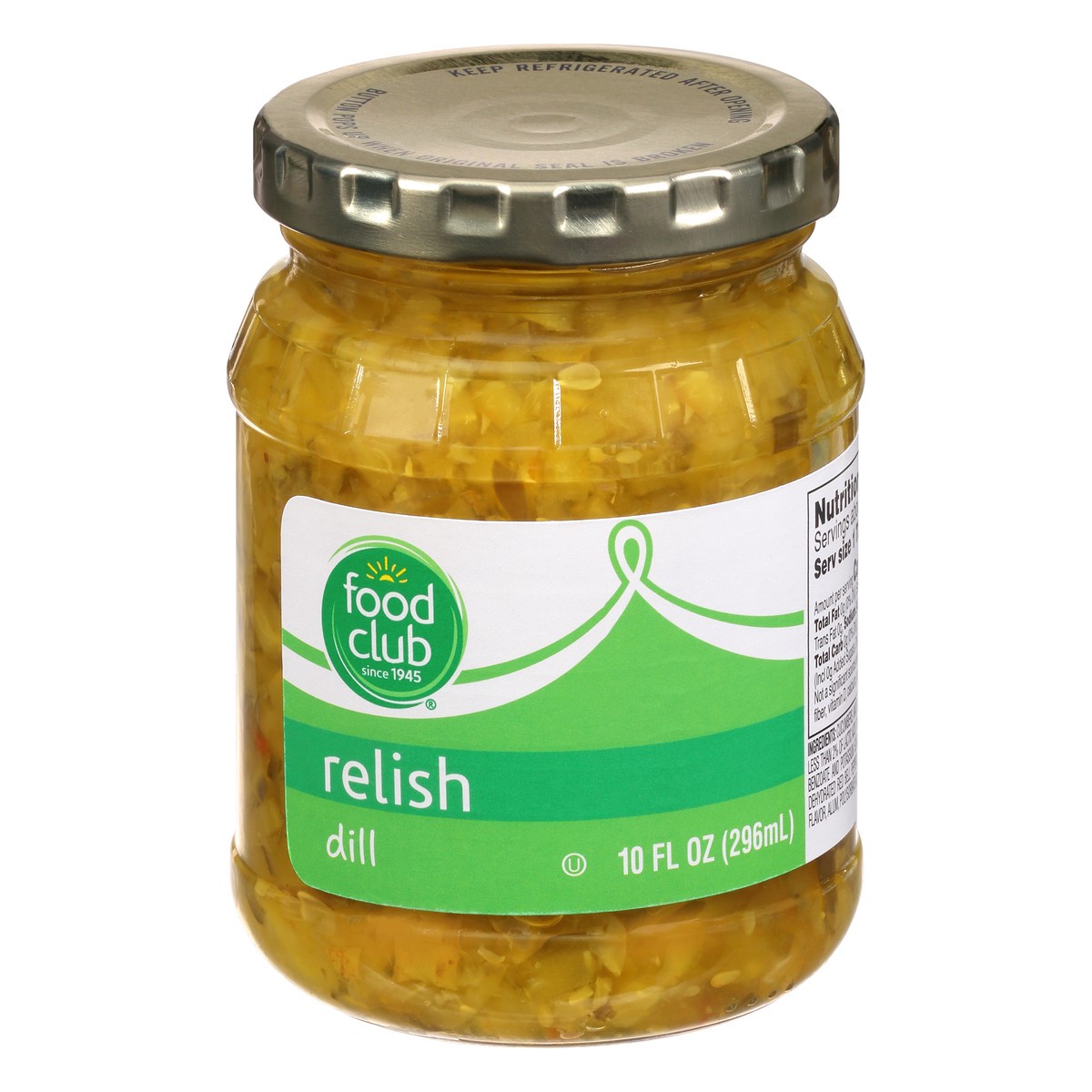 slide 1 of 10, Food Club Dill Relish, 10 oz