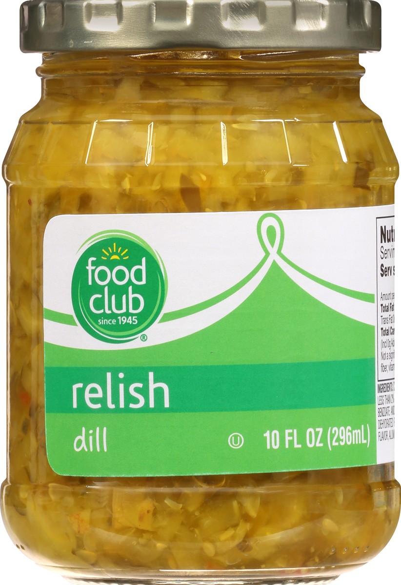 slide 9 of 10, Food Club Dill Relish, 10 oz