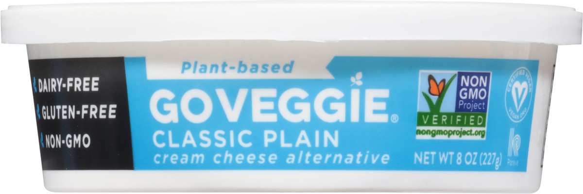 slide 4 of 9, GO VEGGIE Classic Plain Cream Cheese Alternative 8 oz, 8 oz