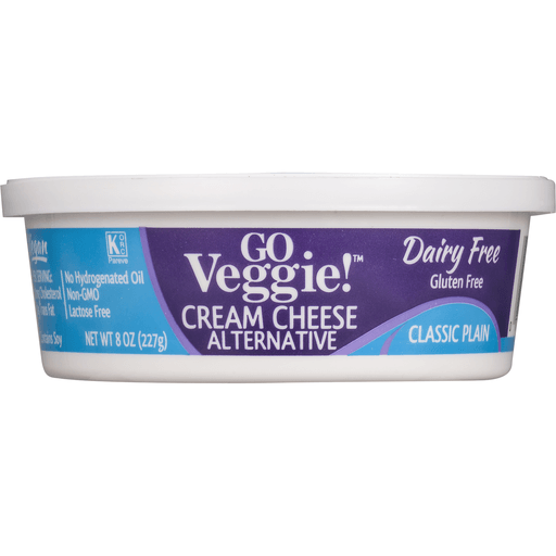 GO VEGGIE Vegan Classic Plain Cream Cheese Alternative 8 oz Shipt