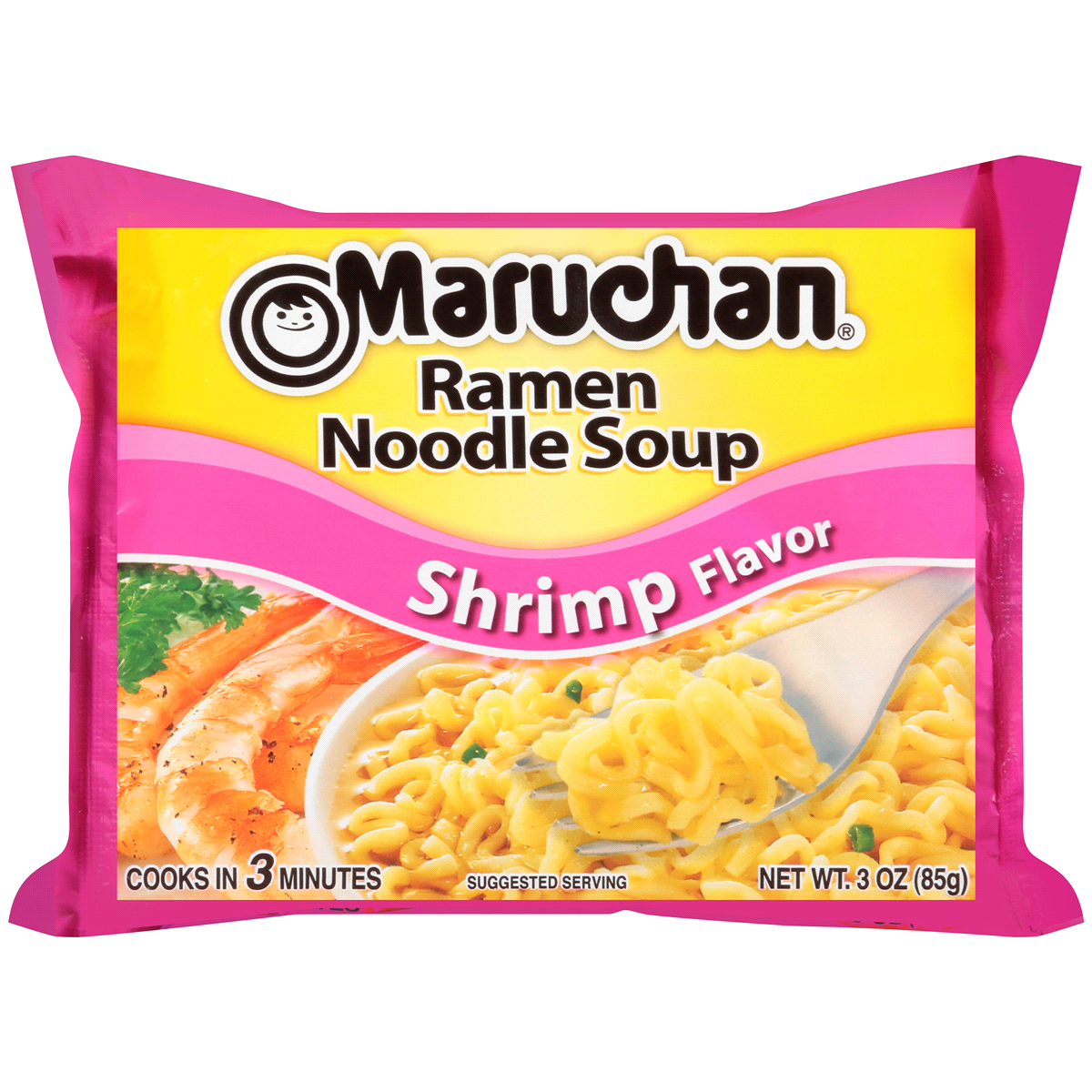 slide 1 of 1, Maruchan Shrimp Ramen Noodle Soup - 3oz, 