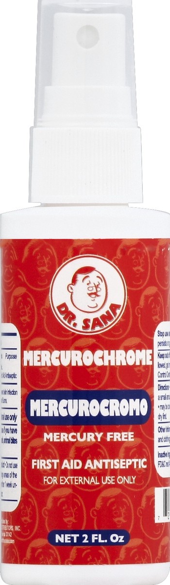 slide 1 of 3, Dr. Sana Mercurochrome 2 oz, 2 oz