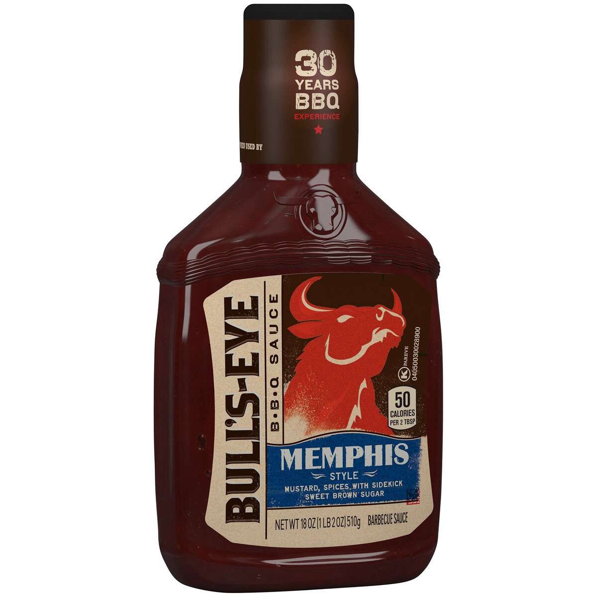 slide 2 of 8, Bull's-Eye Bull's Eye Memphis Style Barbecue Sauce, 18 oz Bottle, 18 oz