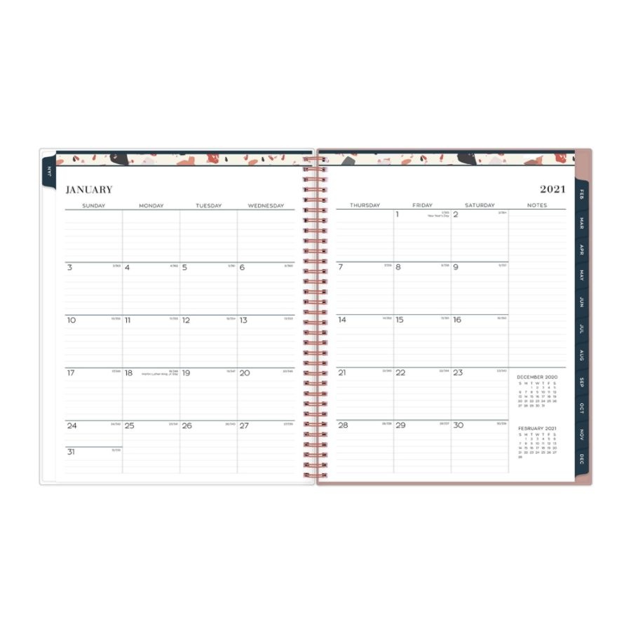slide 4 of 4, Blue Sky Create-Your-Own Weekly/Monthly Planner, 8-1/2'' X 11'', Lofthouse, January To December 2021, 123321, 1 ct