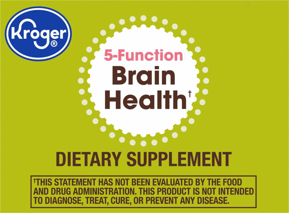 slide 3 of 4, Kroger 5 Function Brain Health Vitamins, 30 ct
