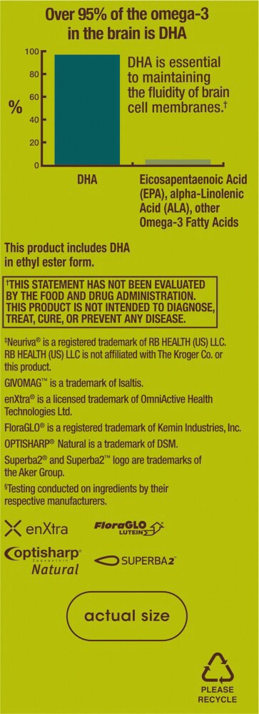 slide 2 of 4, Kroger 5 Function Brain Health Vitamins, 30 ct