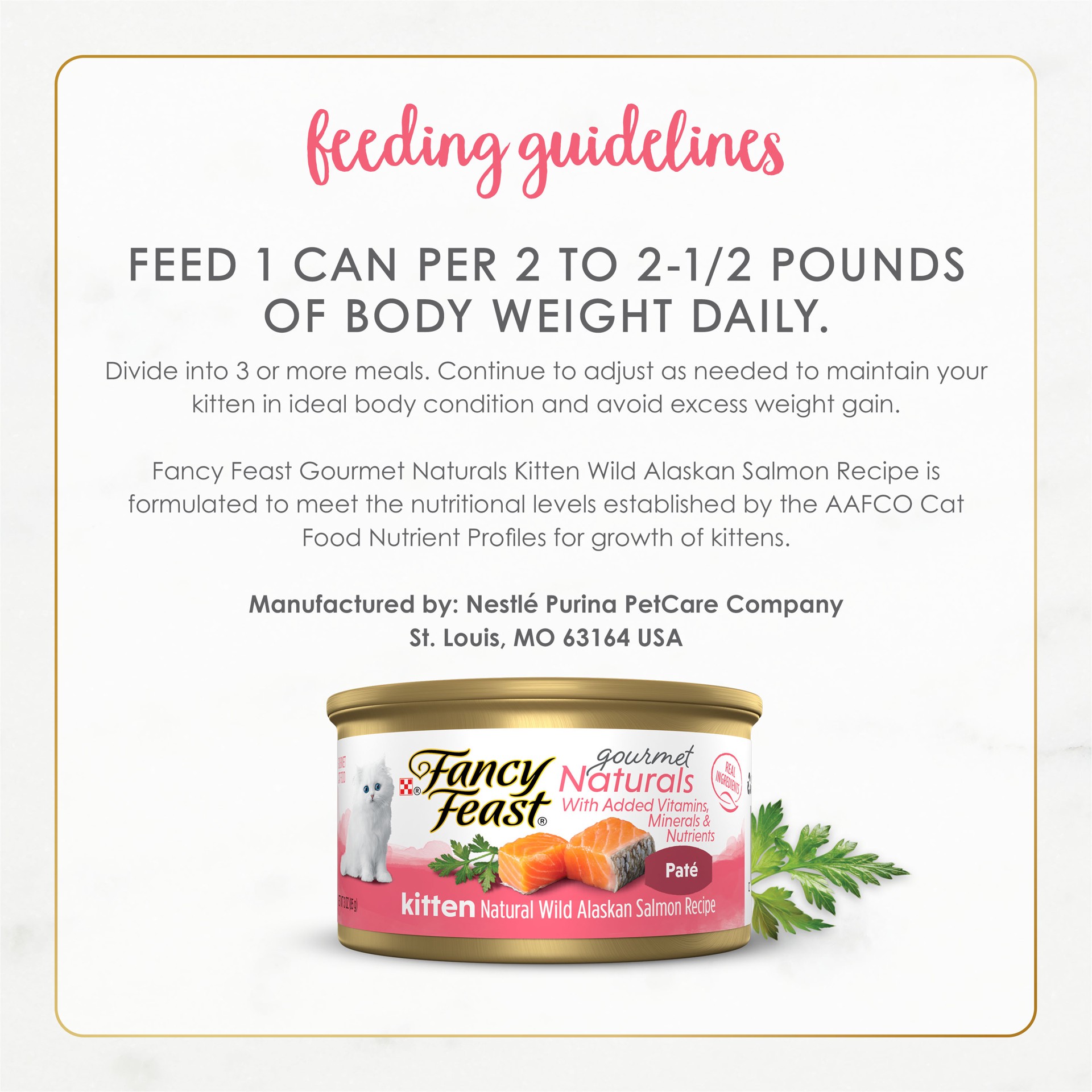 slide 3 of 6, Fancy Feast Purina Fancy Feast Gourmet Naturals Salmon Cat Food, 3 oz