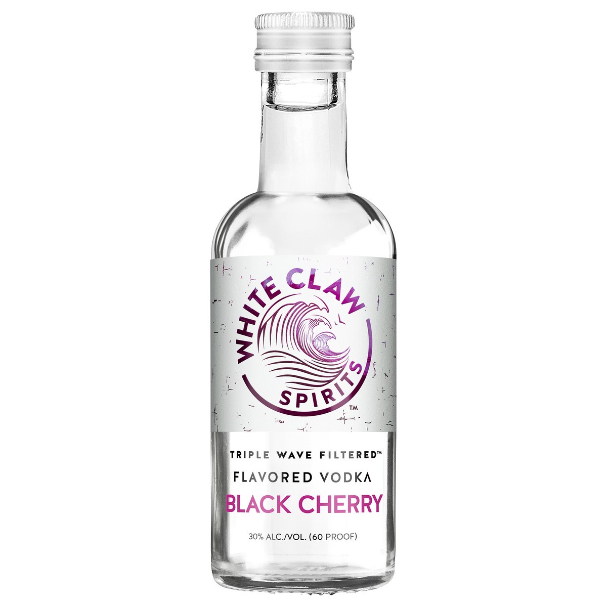 slide 10 of 10, White Claw Spirits White Claw Hard Spirits Black Cherry Flavored Vodka 50mL, 50 ml