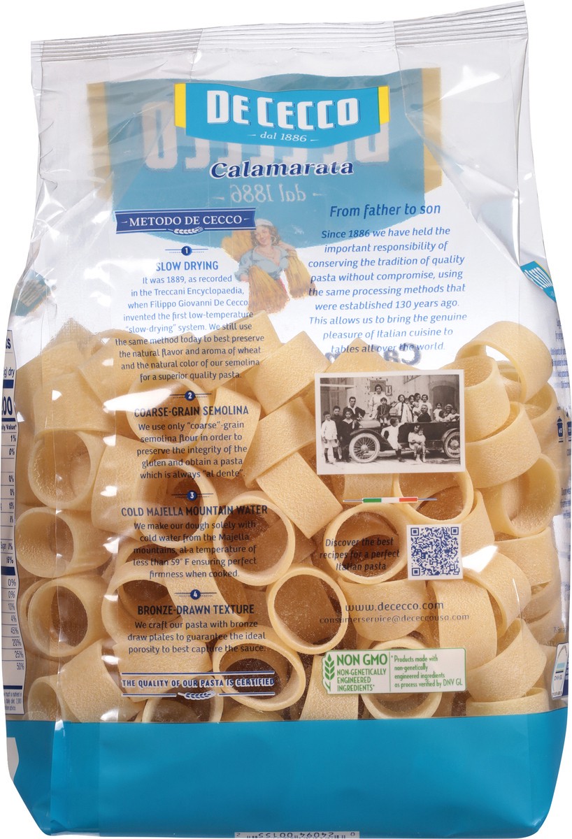 slide 7 of 14, De Cecco No. 129 Calamarata 1 lb, 1 lb