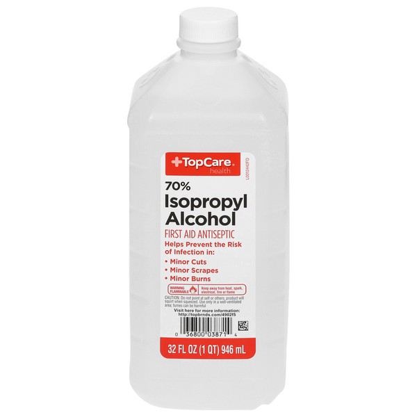 slide 1 of 6, TopCare Isopropyl Alcohol 70%-Topcare, 32 oz