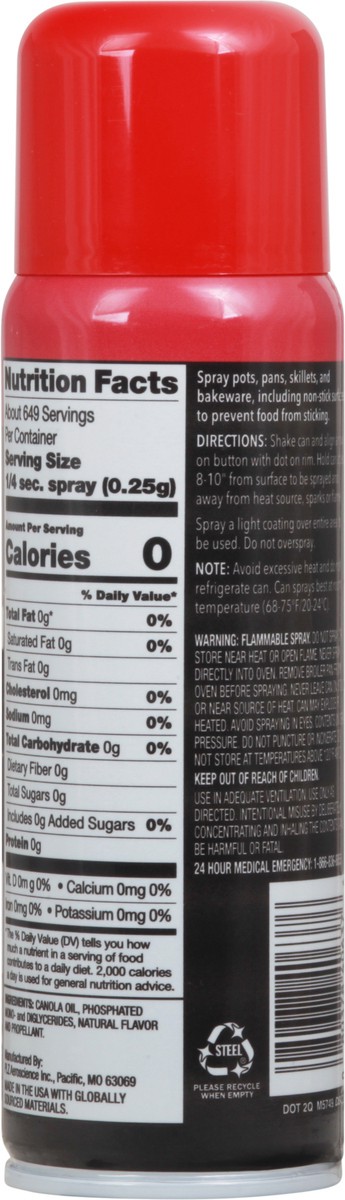 slide 5 of 13, Vegalene Premium Canola Oil Cooking Spray 6 oz, 6 oz