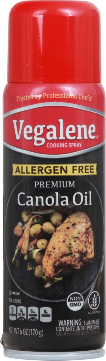 slide 1 of 13, Vegalene Premium Canola Oil Cooking Spray 6 oz, 6 oz