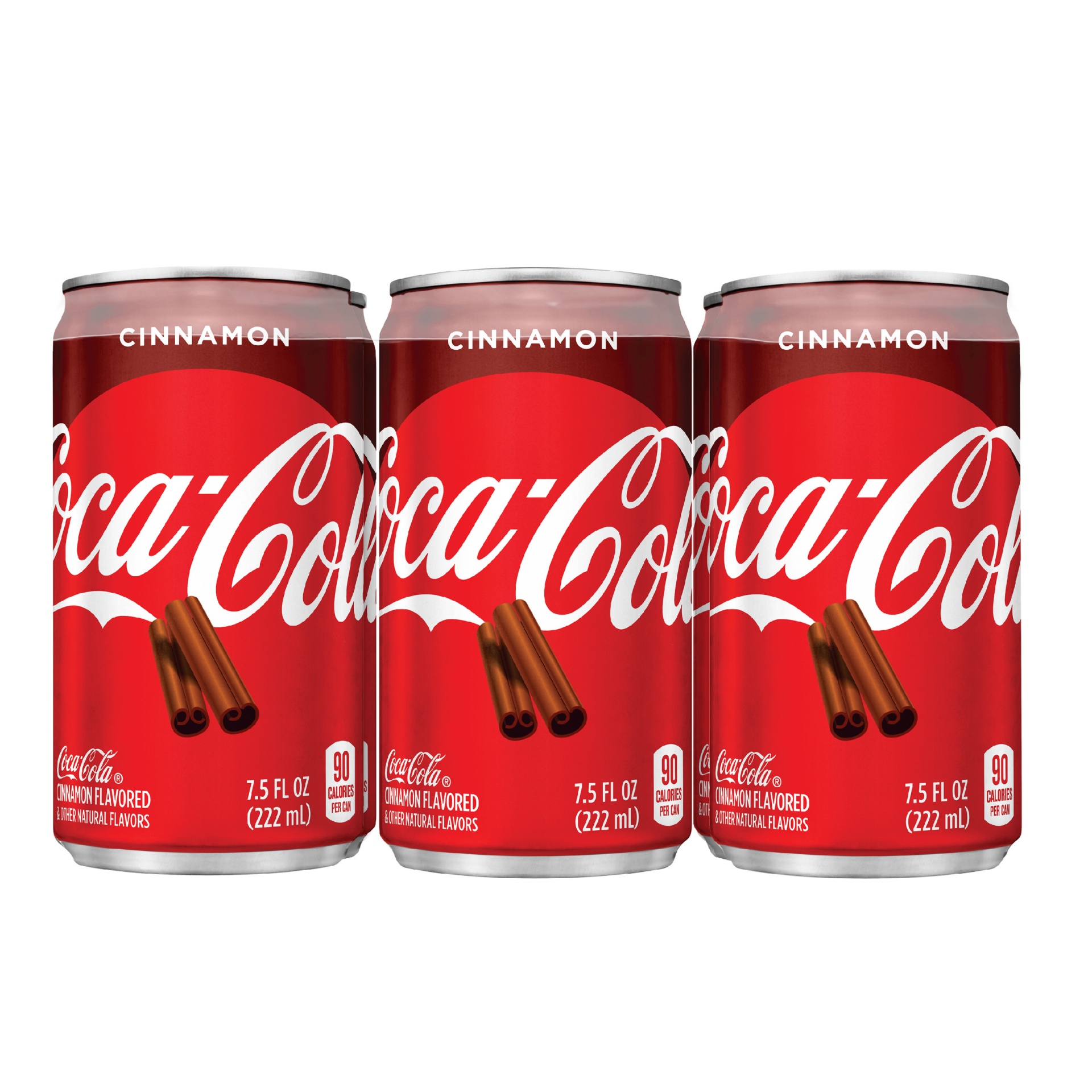 slide 2 of 8, Coca-Cola Cinnamon 6Pk 7.5Oz, 7.5 oz