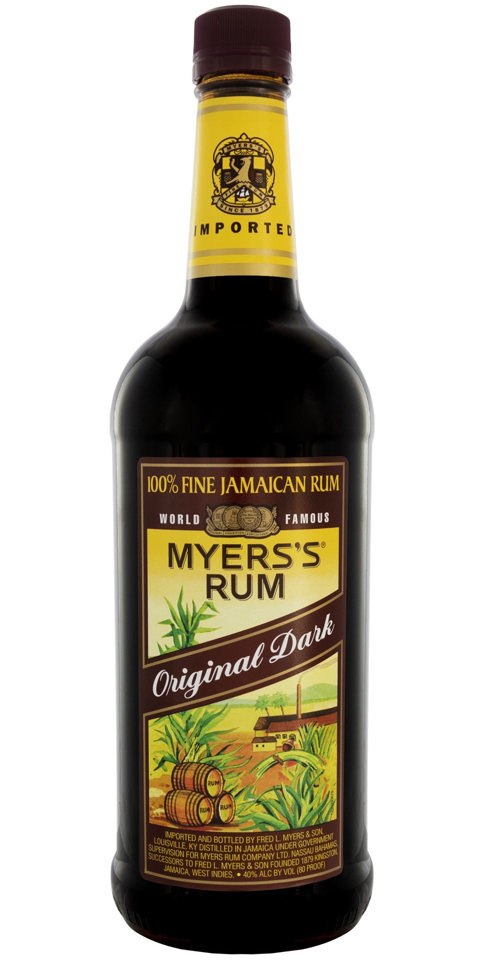 slide 1 of 1, Myerss Myers's Dark Rum 1l 80 Proof, 1 liter
