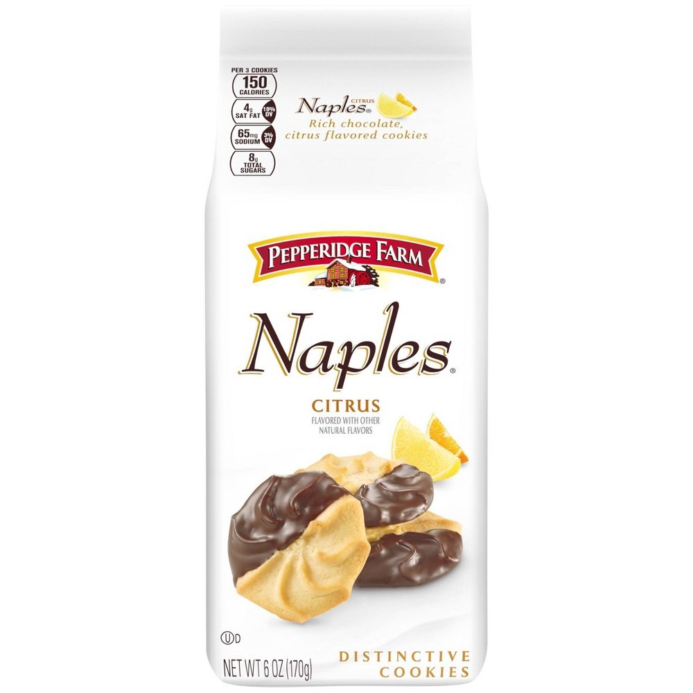 slide 4 of 7, Pepperidge Farm Naples Citrus Cookies, 6 oz