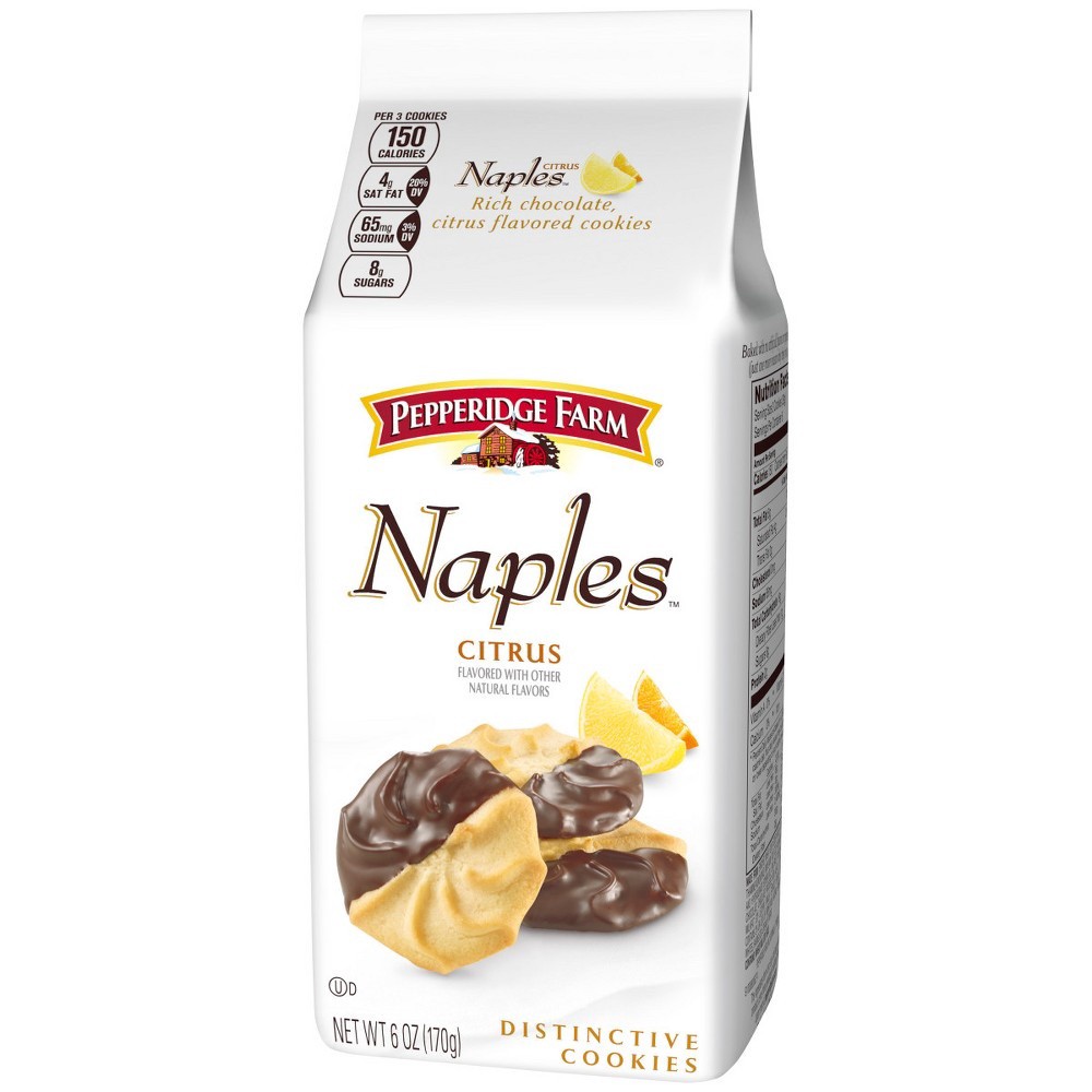 slide 3 of 7, Pepperidge Farm Naples Citrus Cookies, 6 oz