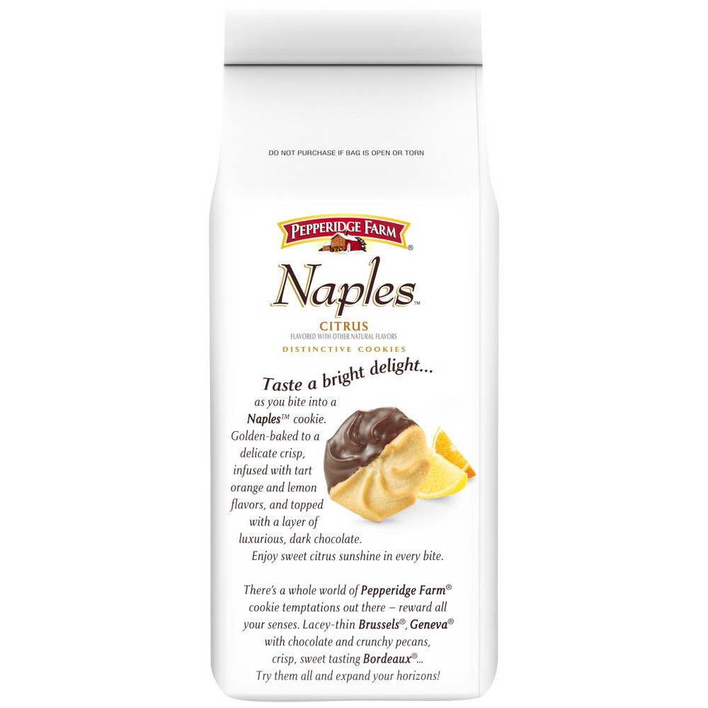 slide 6 of 7, Pepperidge Farm Naples Citrus Cookies, 6 oz